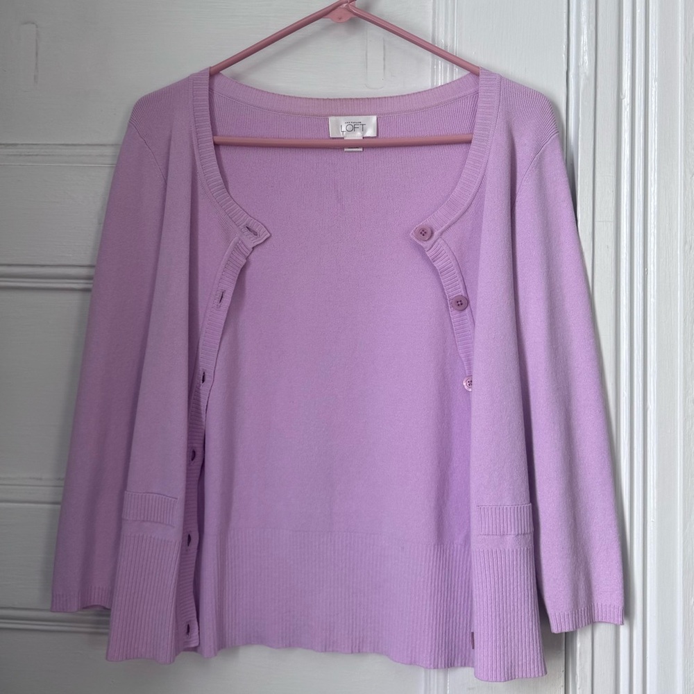 LOFT Lilac Women's Cardigan